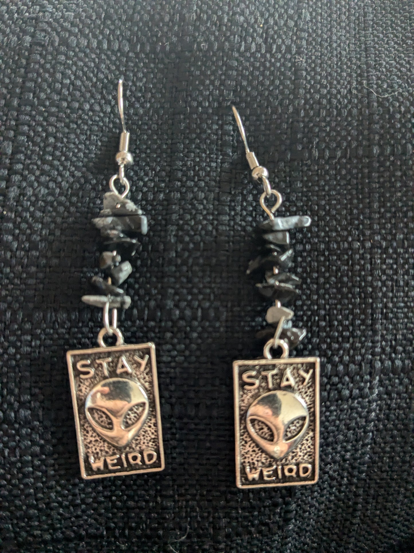 Stay Weird Crystal Earrings