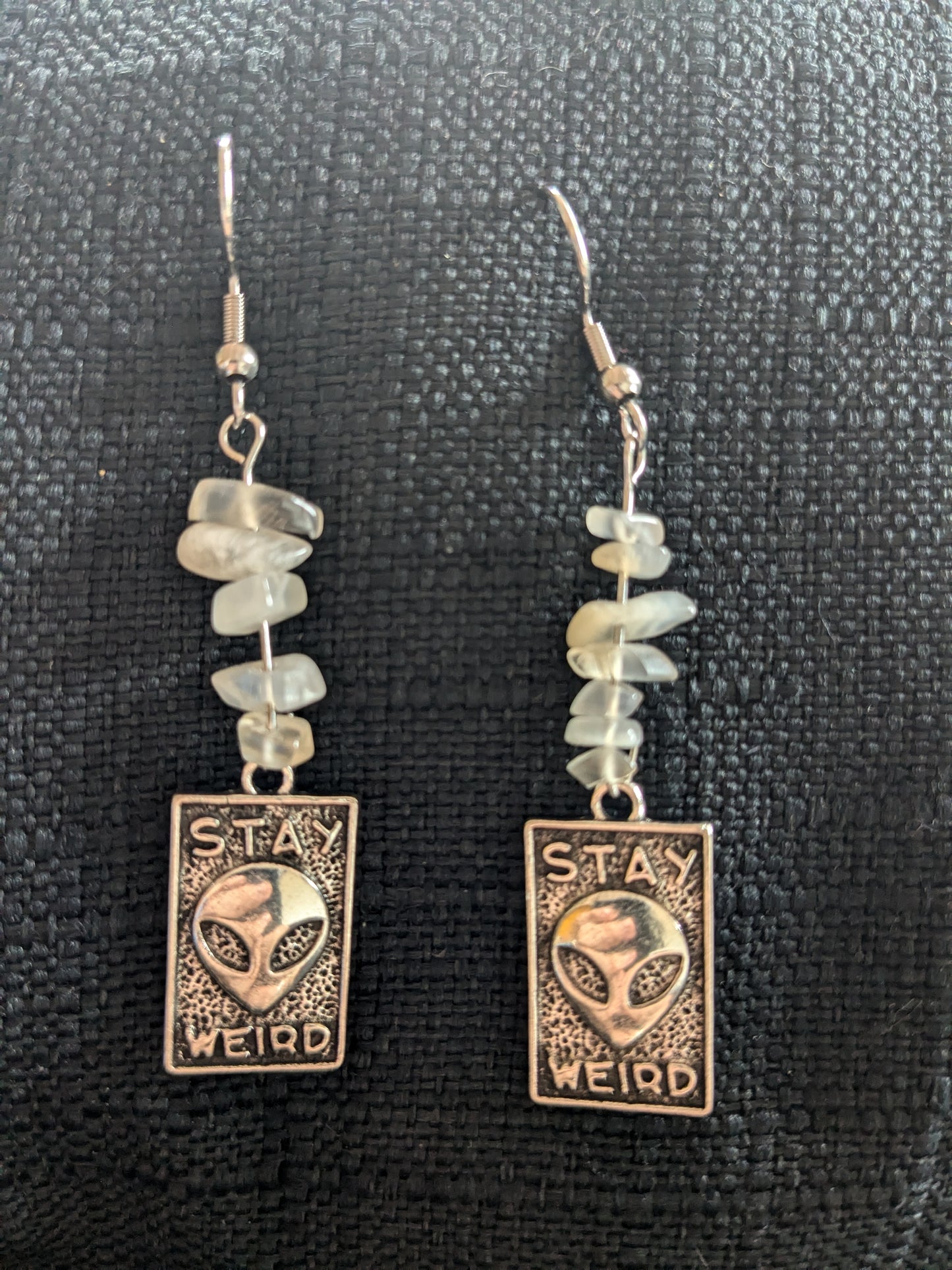 Stay Weird Crystal Earrings