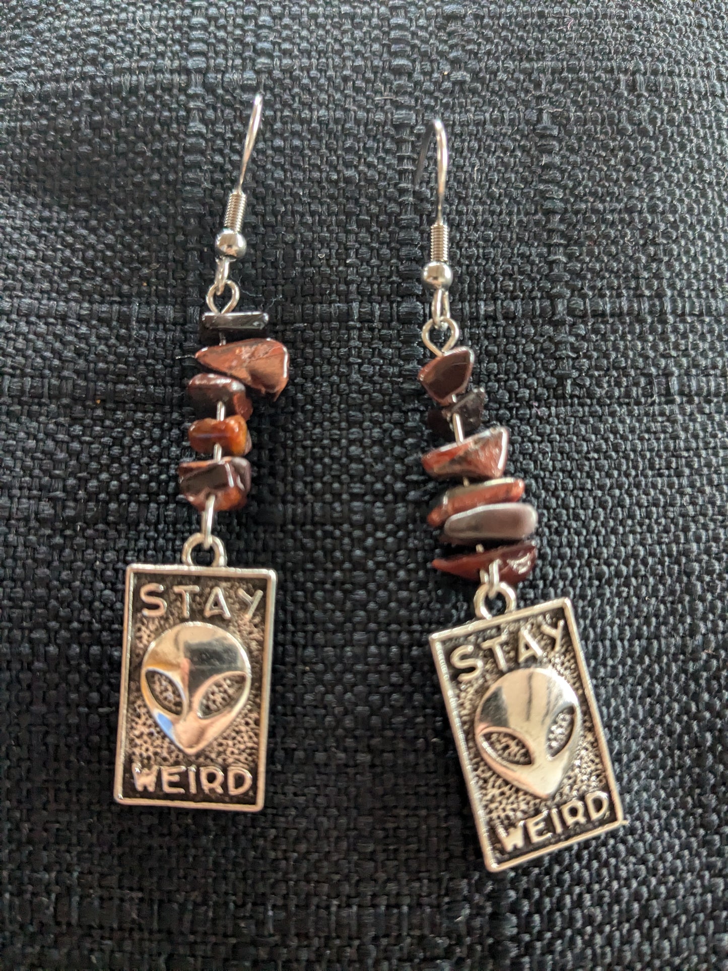 Stay Weird Crystal Earrings