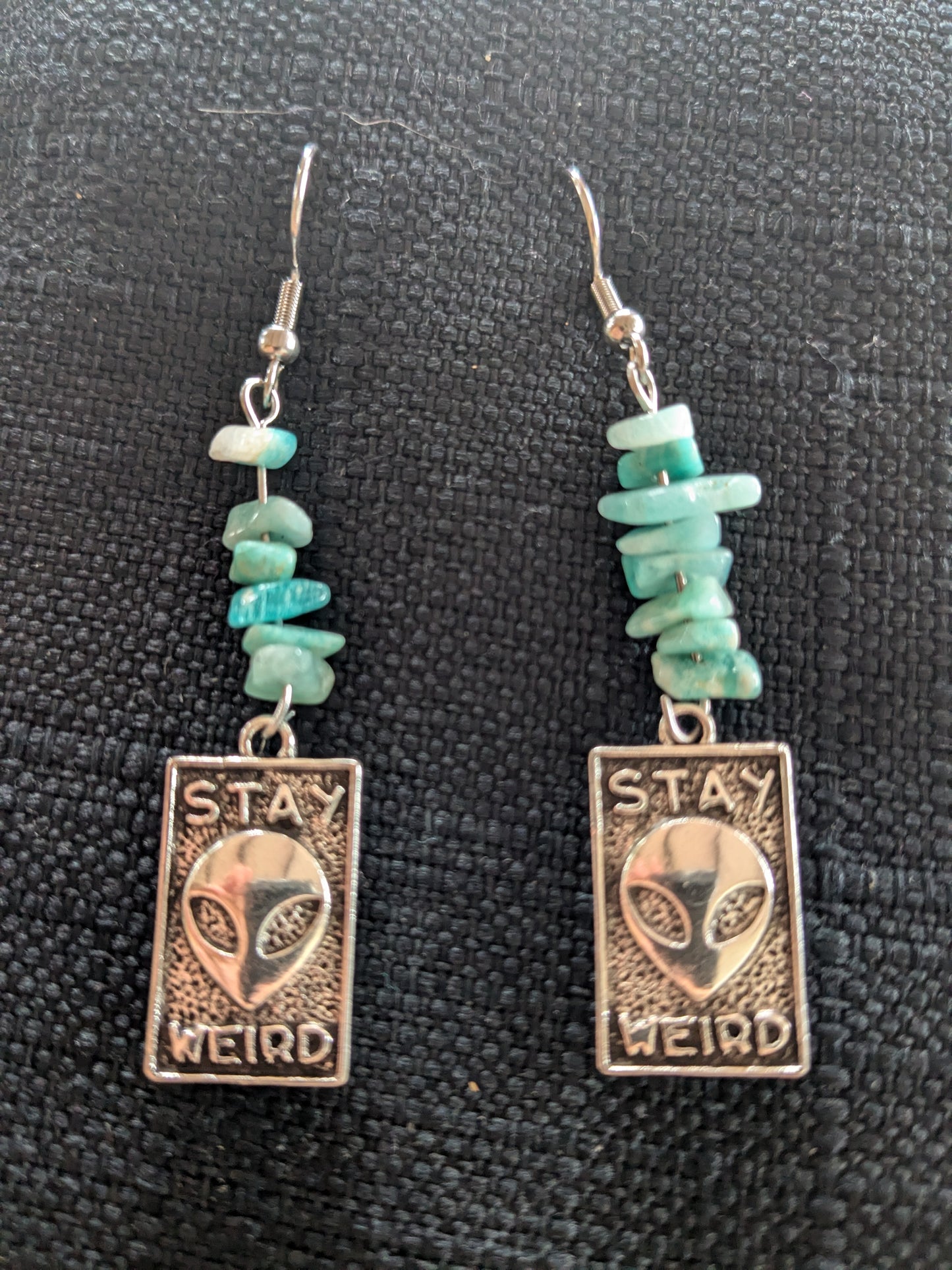 Stay Weird Crystal Earrings