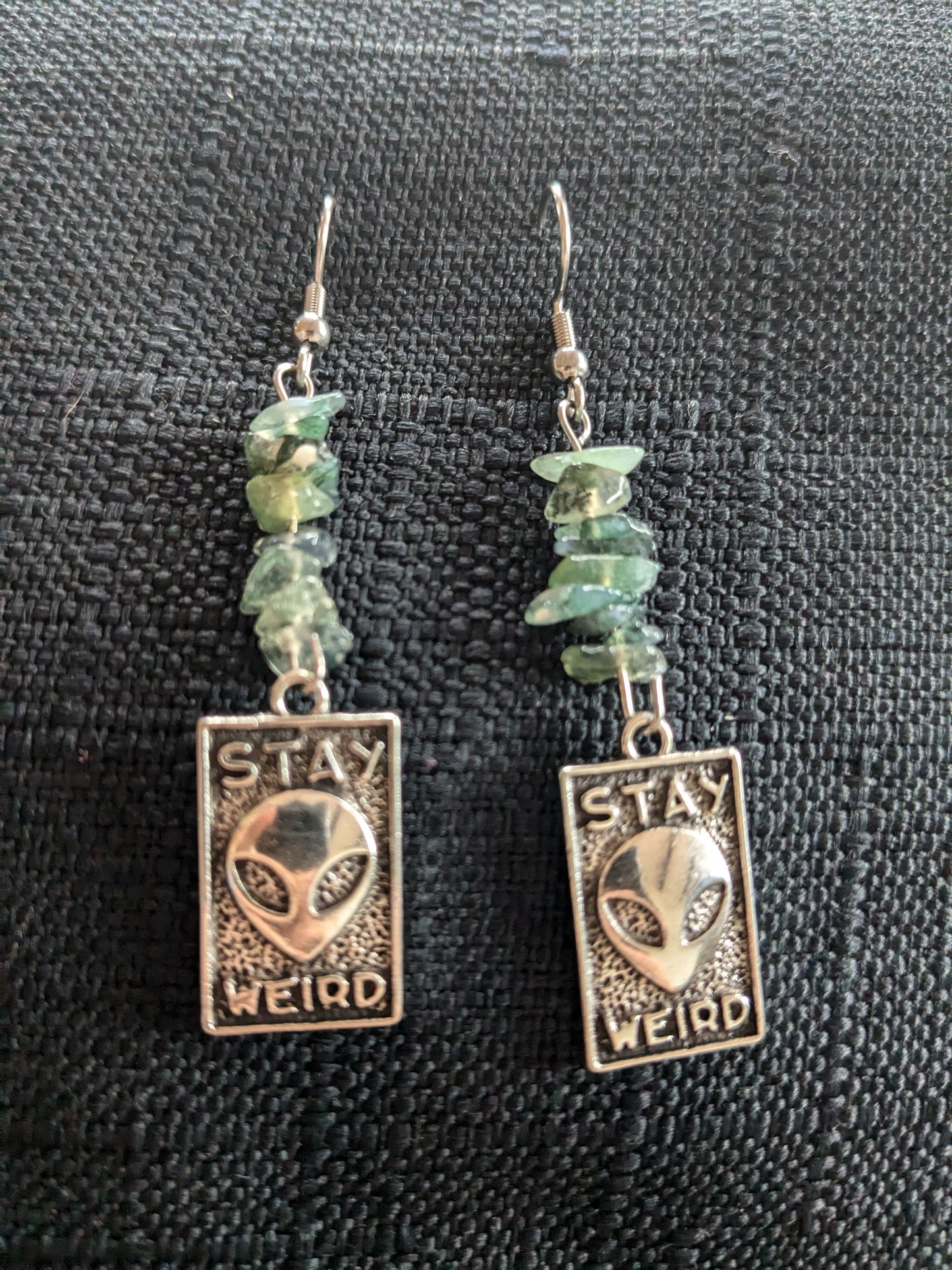 Stay Weird Crystal Earrings