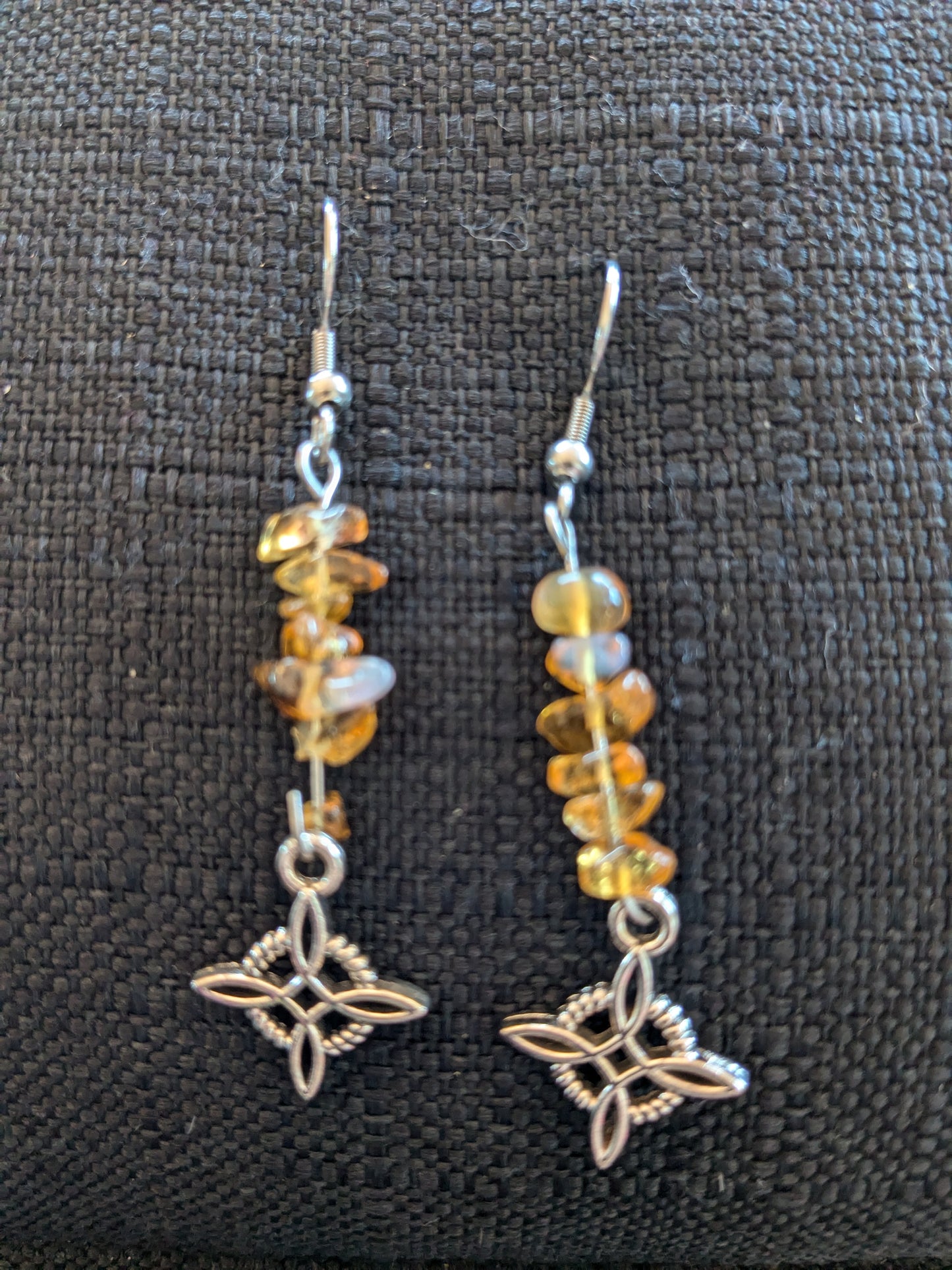 Witches Knot Crystal Earrings
