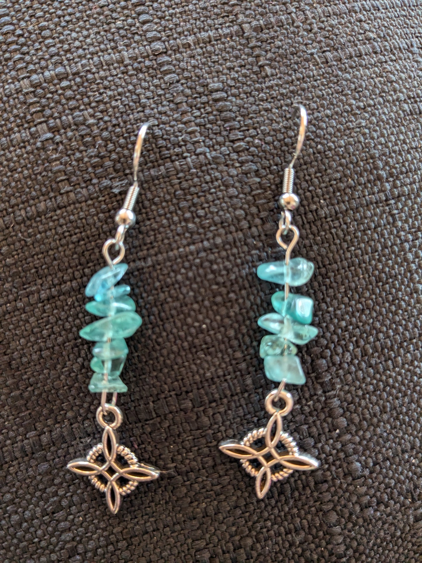 Witches Knot Crystal Earrings