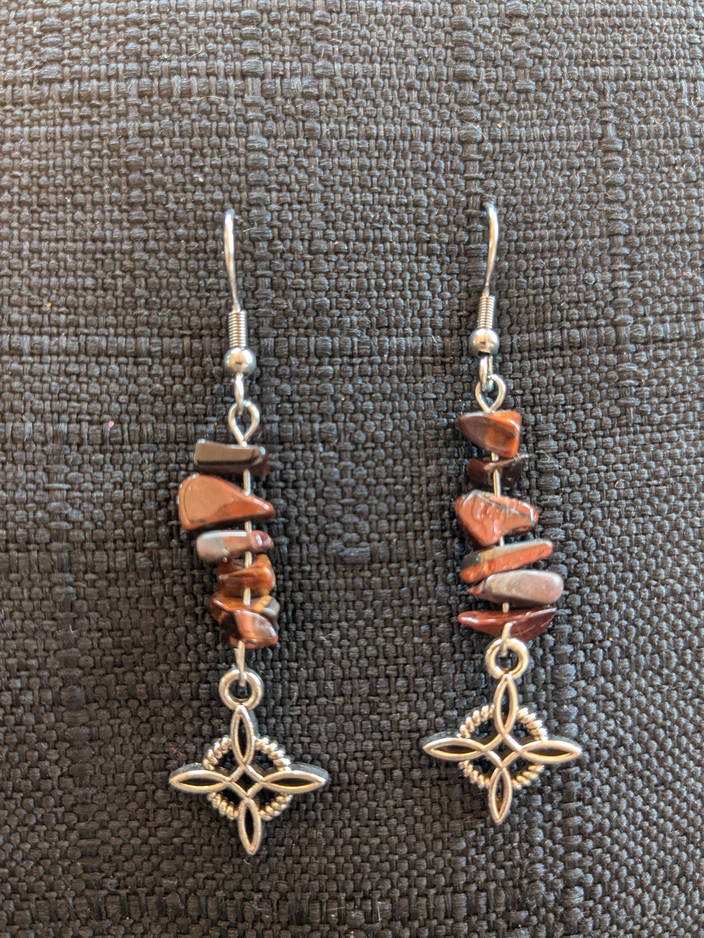 Witches Knot Crystal Earrings