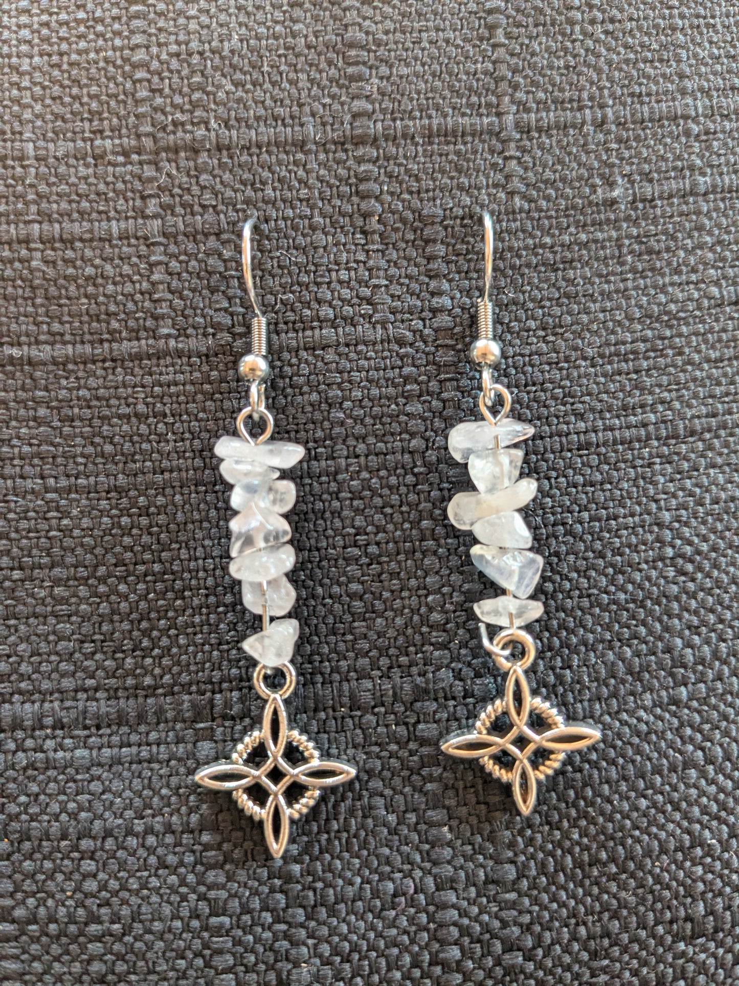Witches Knot Crystal Earrings