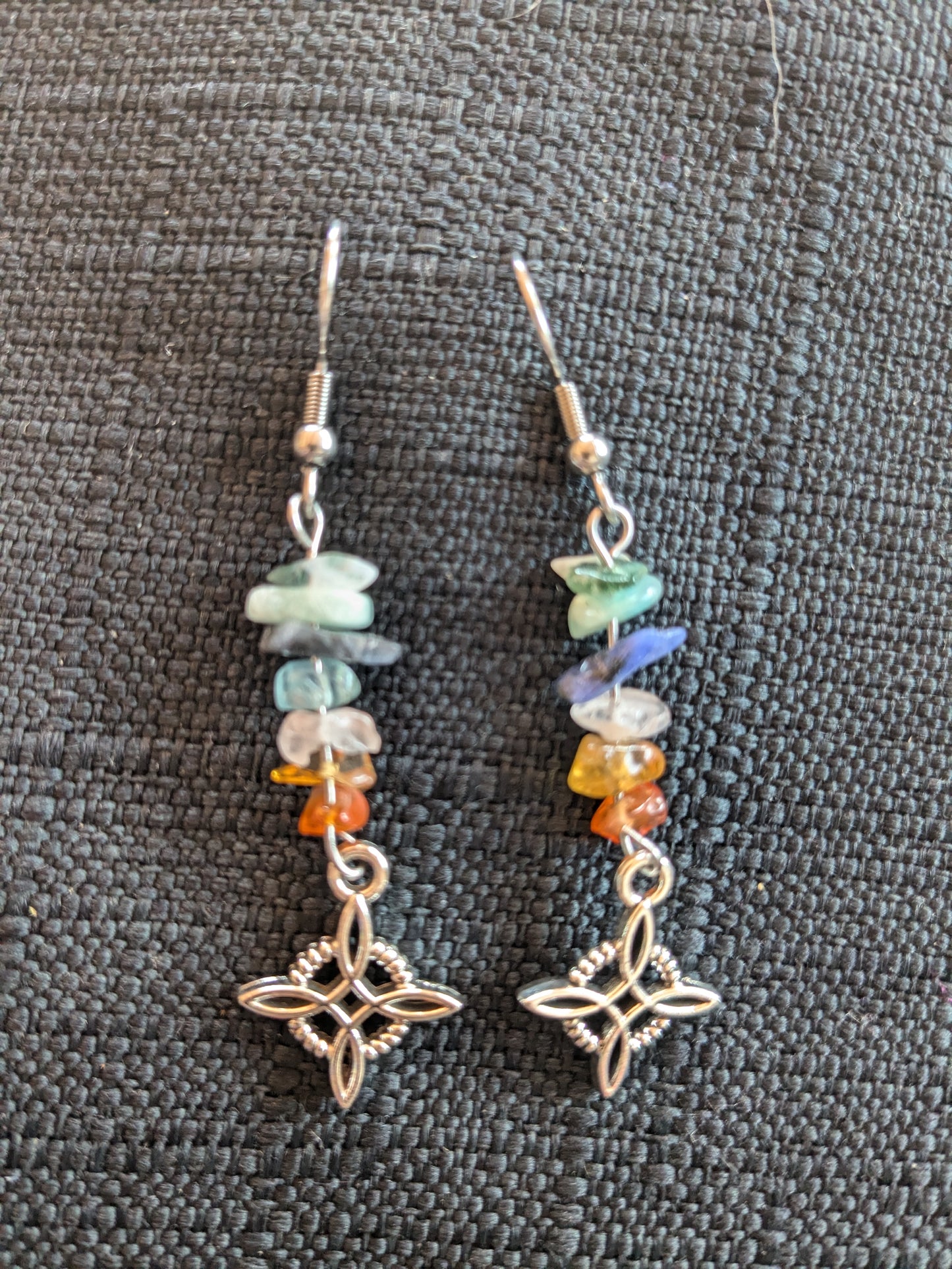 Witches Knot Crystal Earrings
