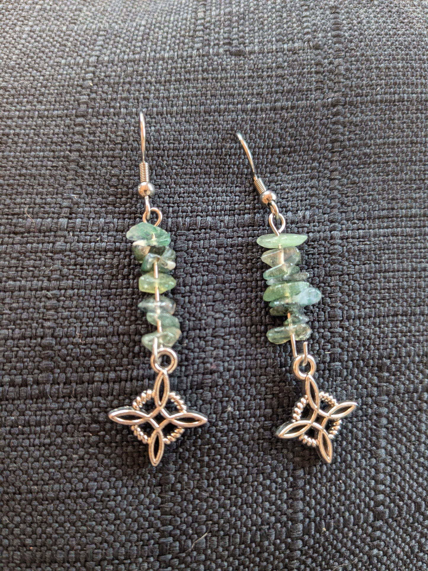 Witches Knot Crystal Earrings