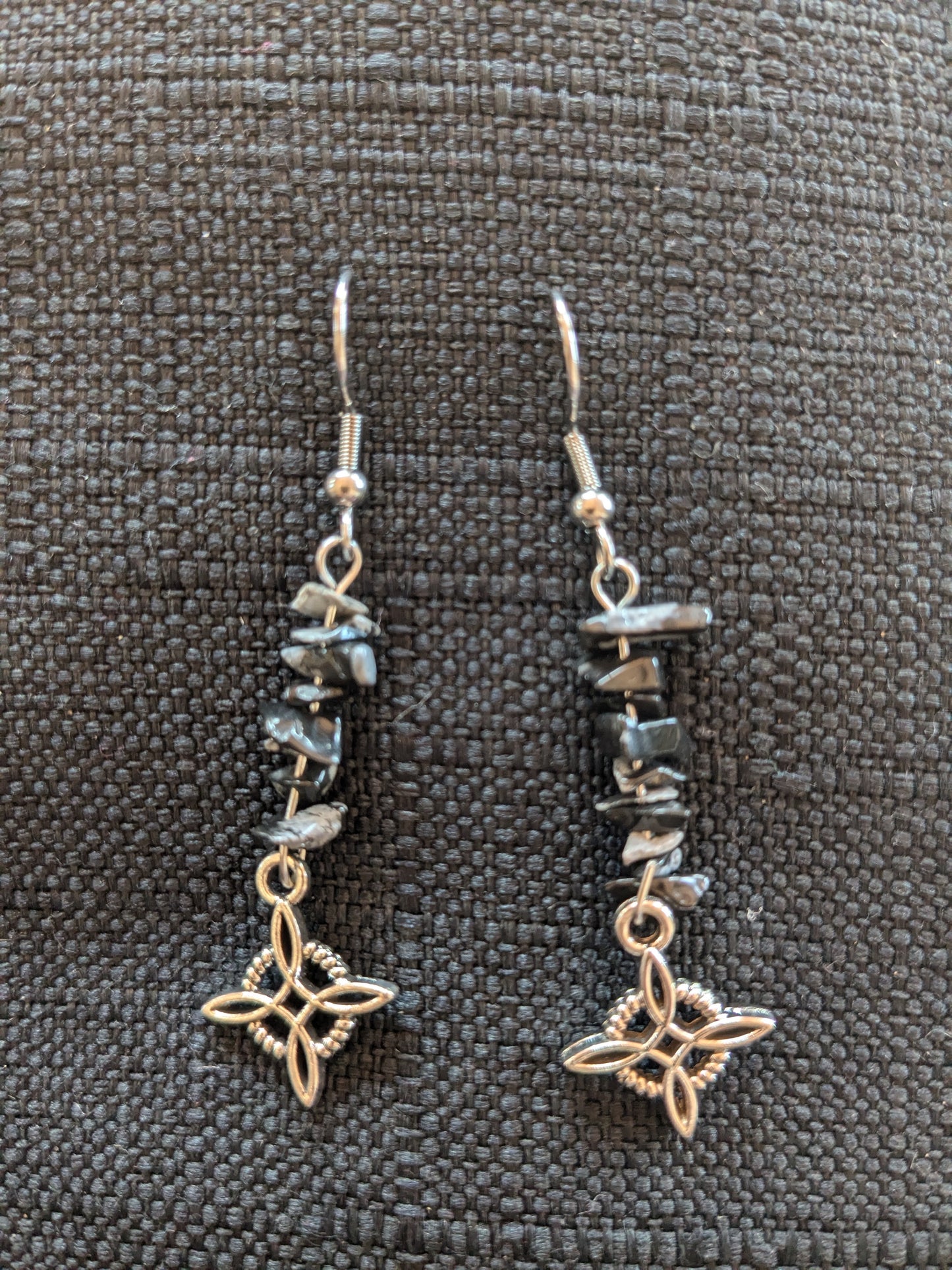 Witches Knot Crystal Earrings