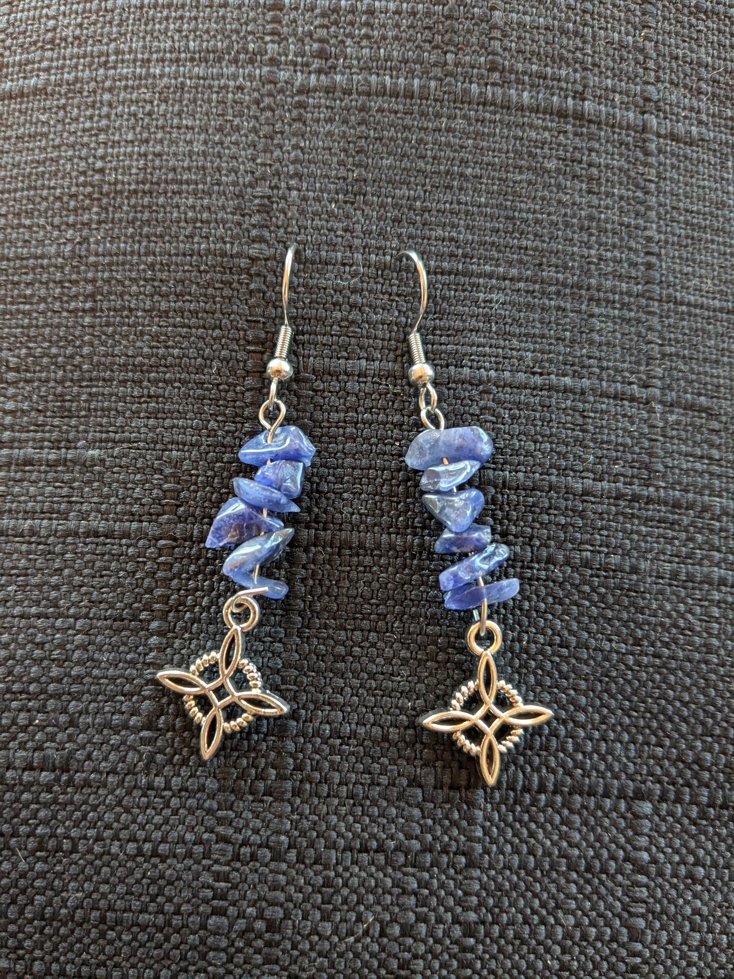 Witches Knot Crystal Earrings
