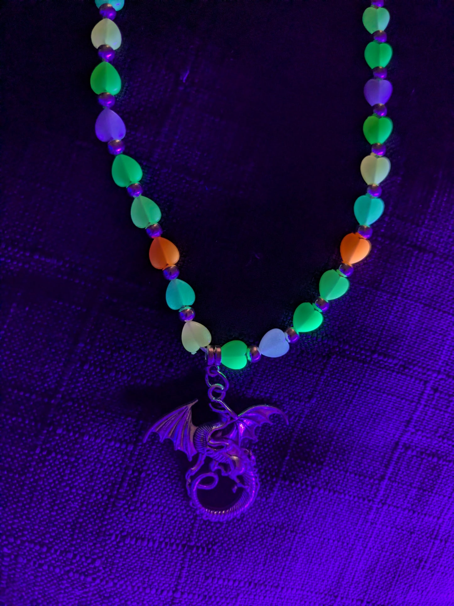 Dragon Heart Glow Necklace