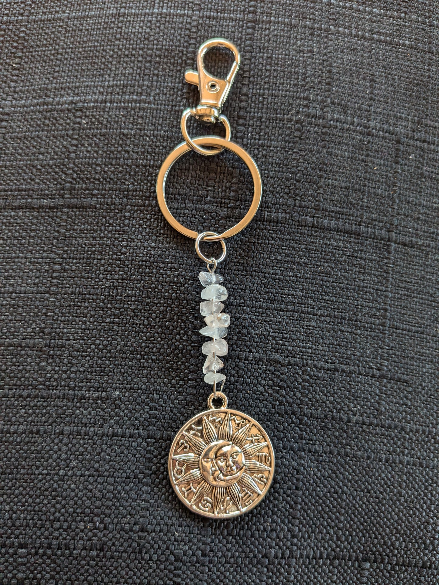 Zodiac Crystal Keychain