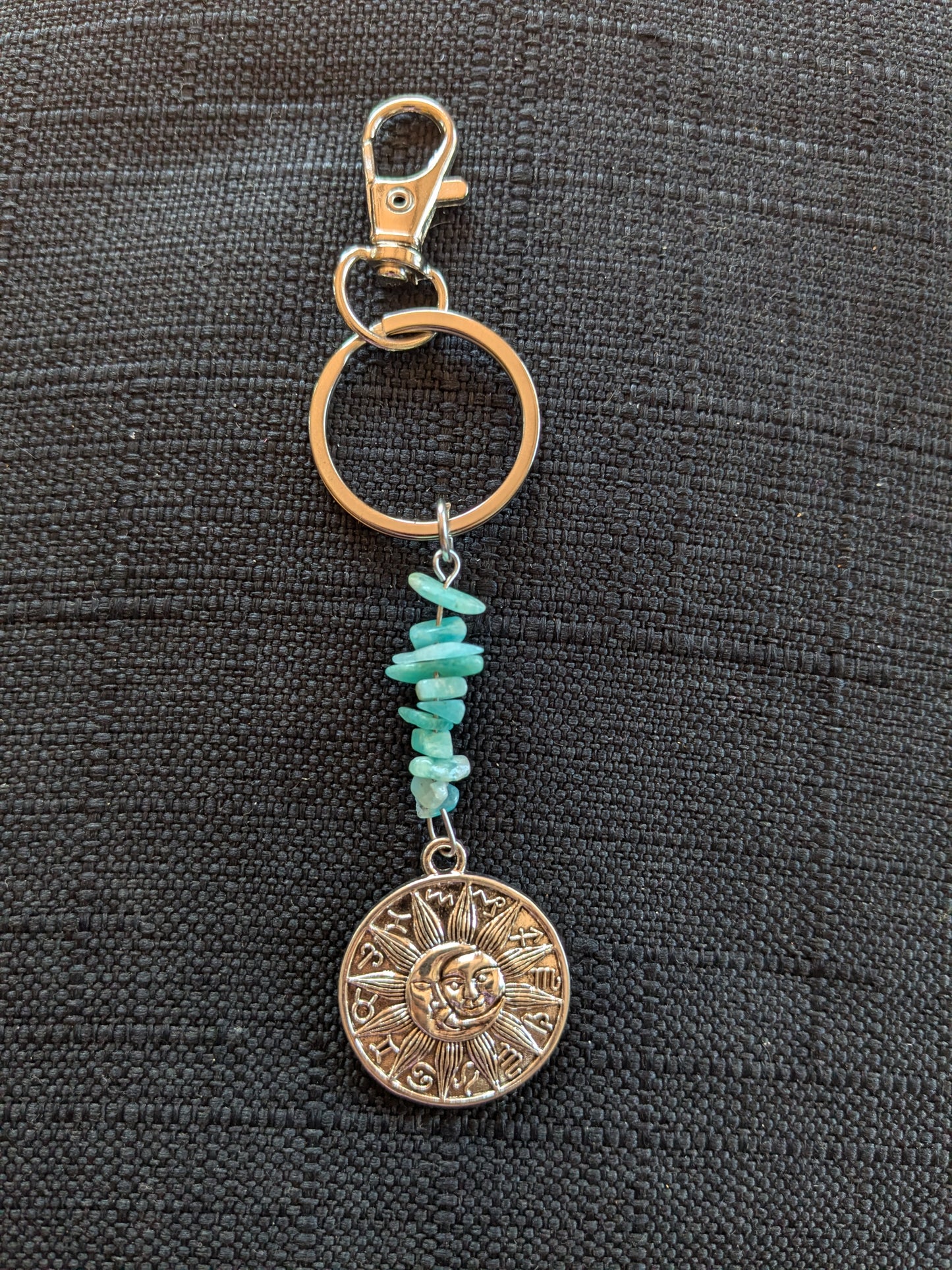 Zodiac Crystal Keychain