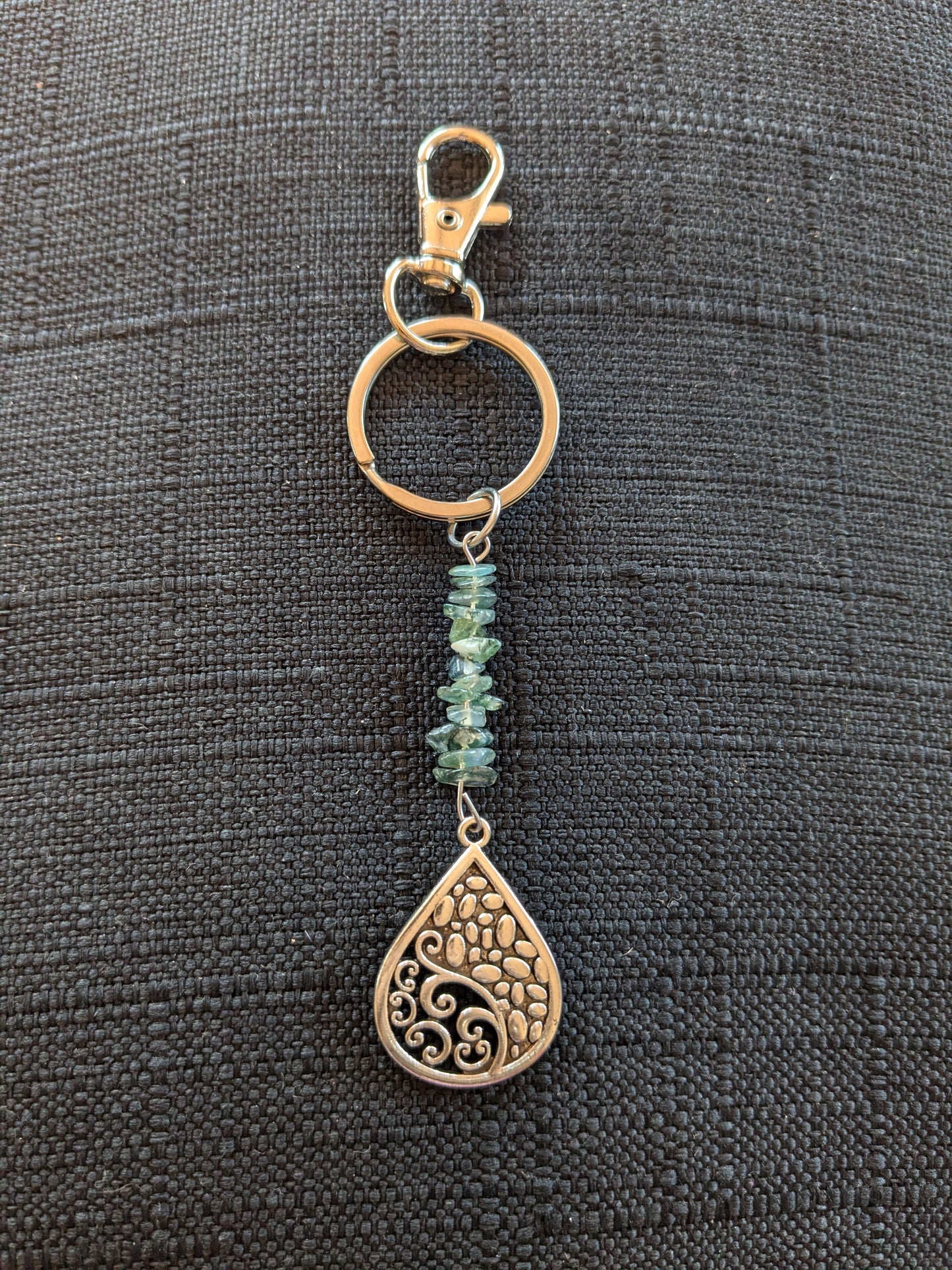 Teardrop Crystal Keychain