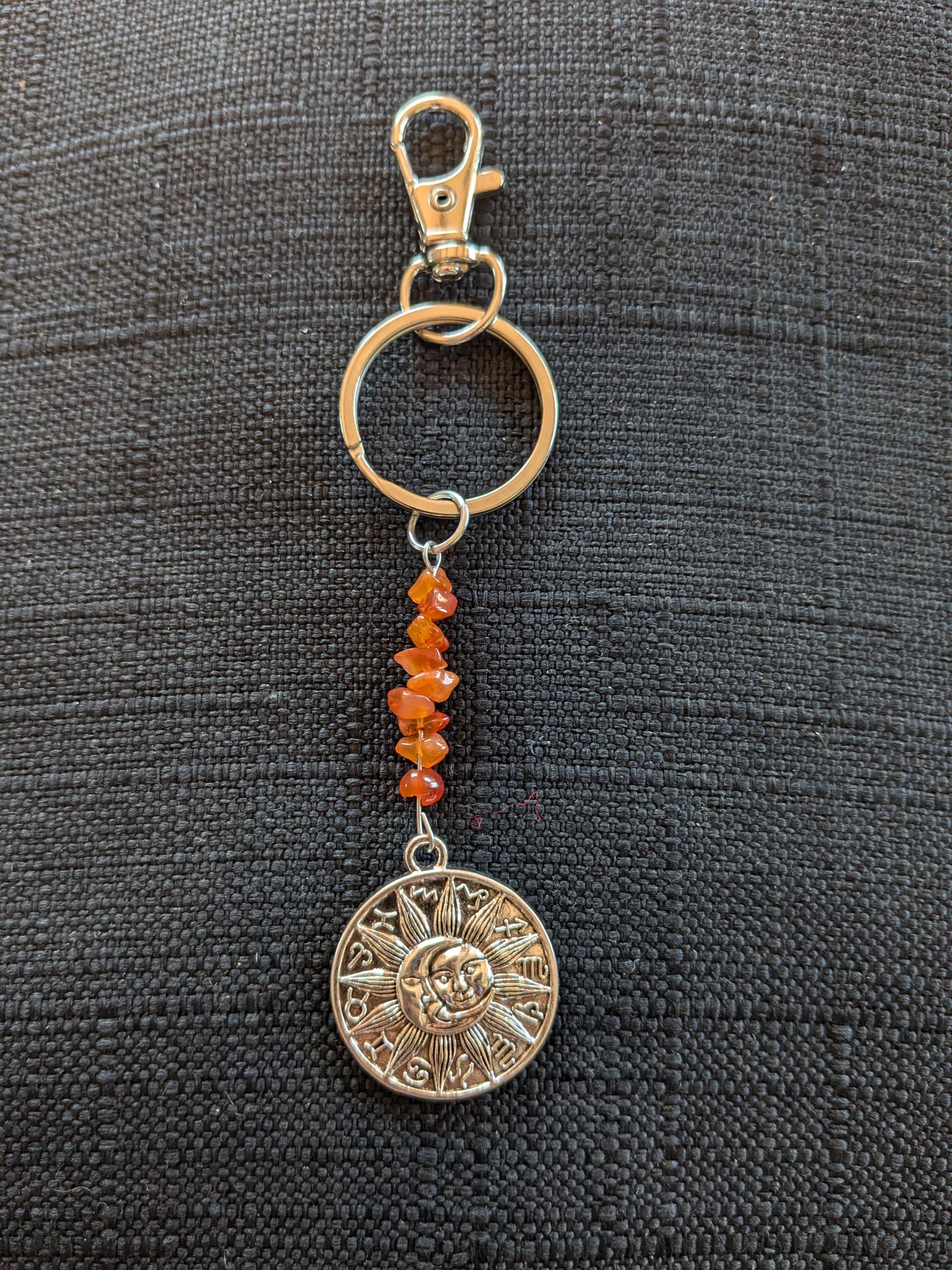 Zodiac Crystal Keychain