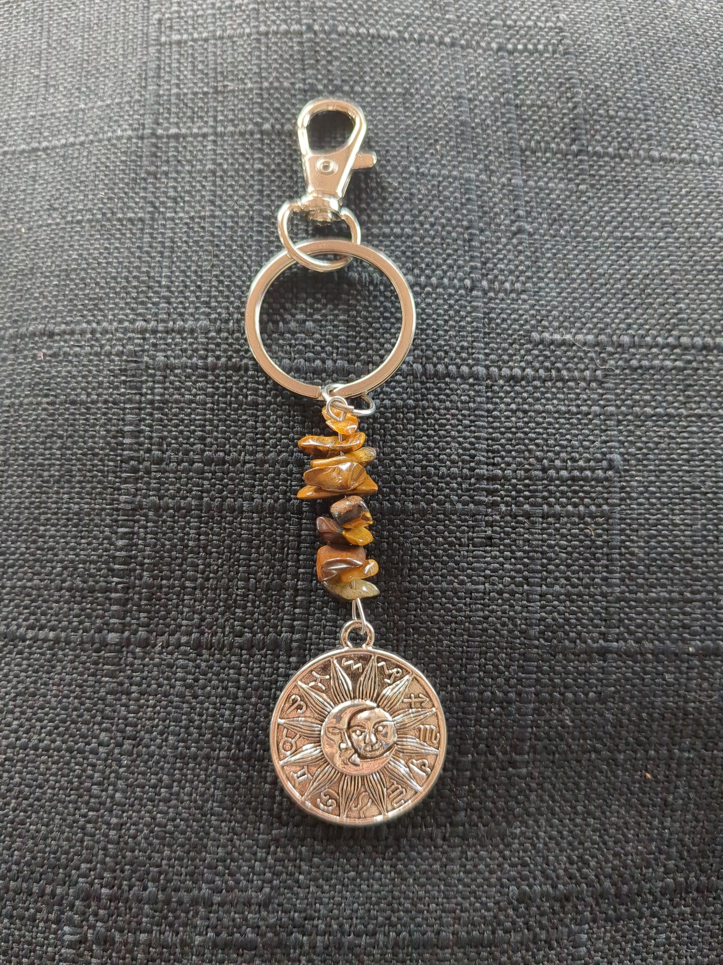 Zodiac Crystal Keychain
