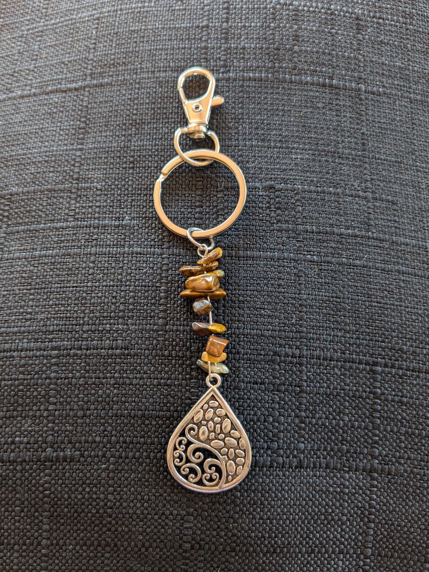 Teardrop Crystal Keychain