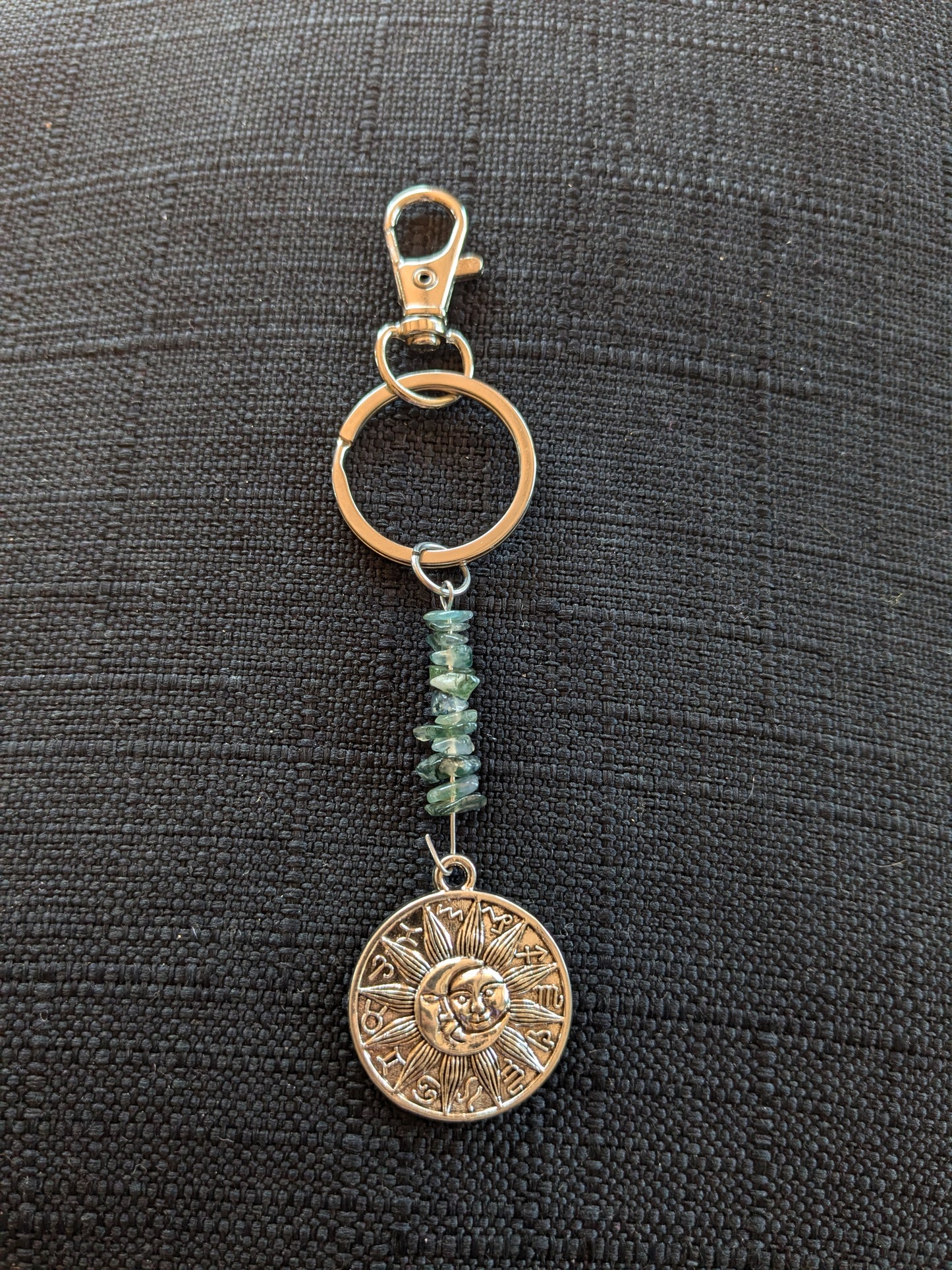 Zodiac Crystal Keychain