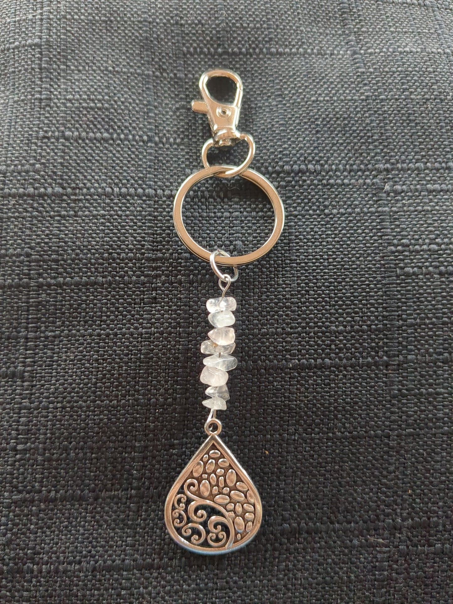 Teardrop Crystal Keychain