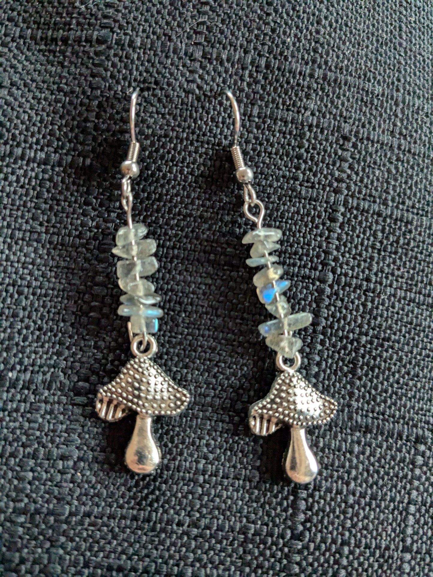 Mushroom Crystal Earrings