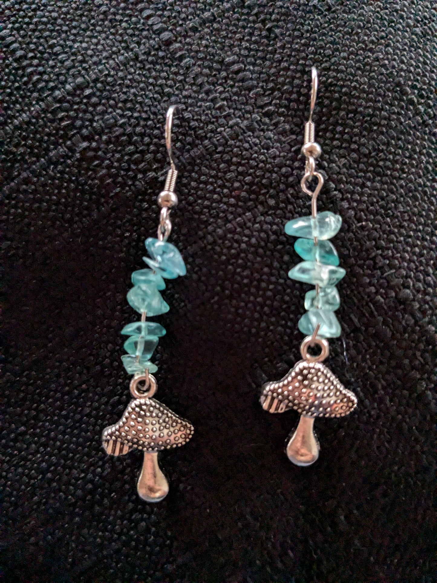 Mushroom Crystal Earrings