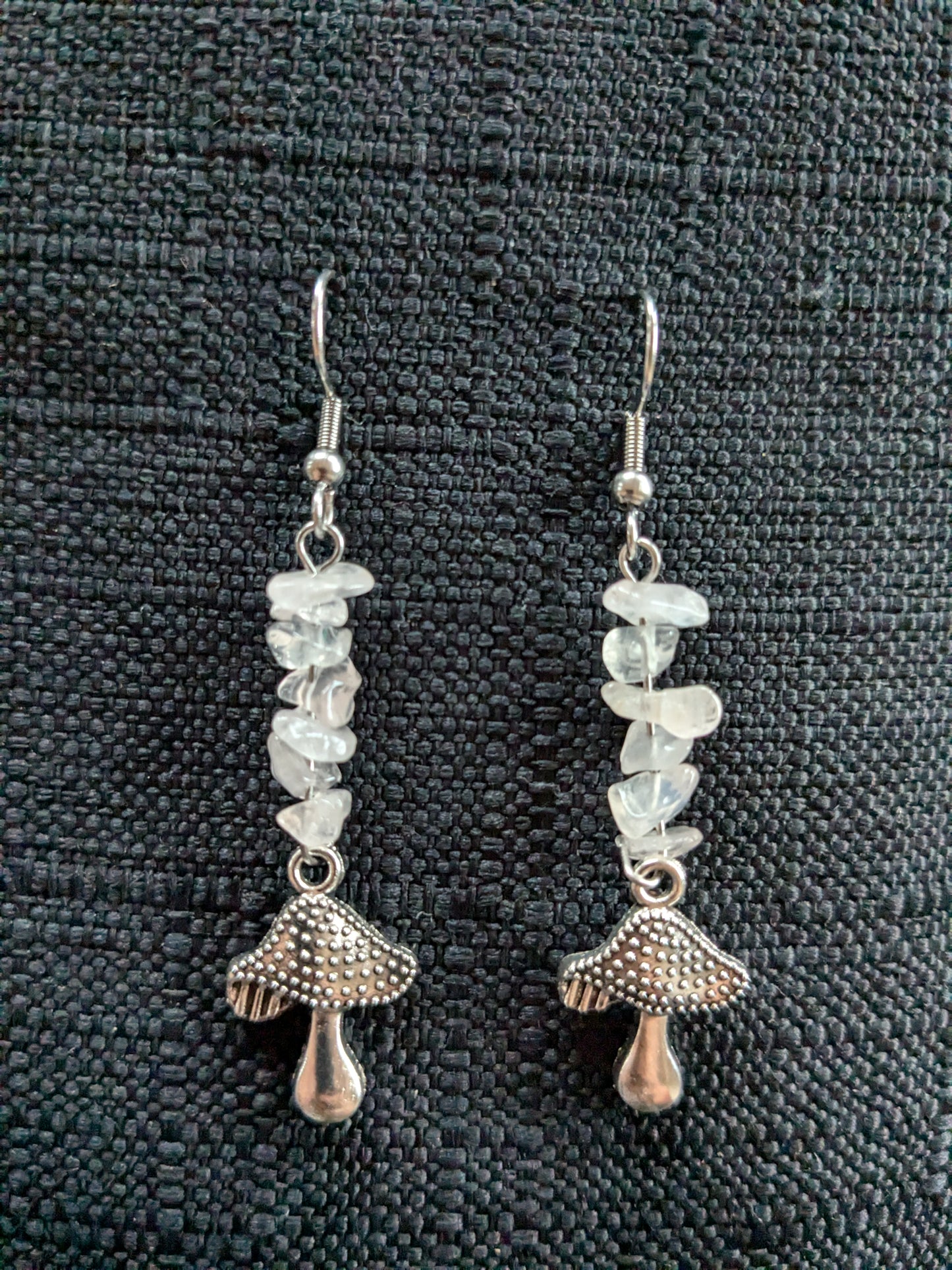 Mushroom Crystal Earrings