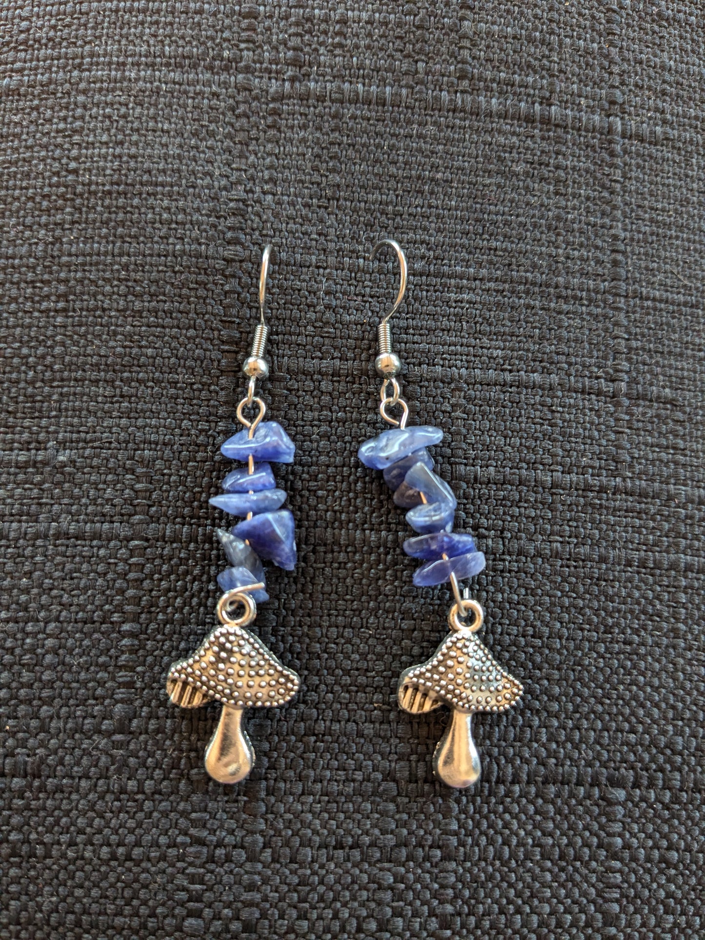 Mushroom Crystal Earrings