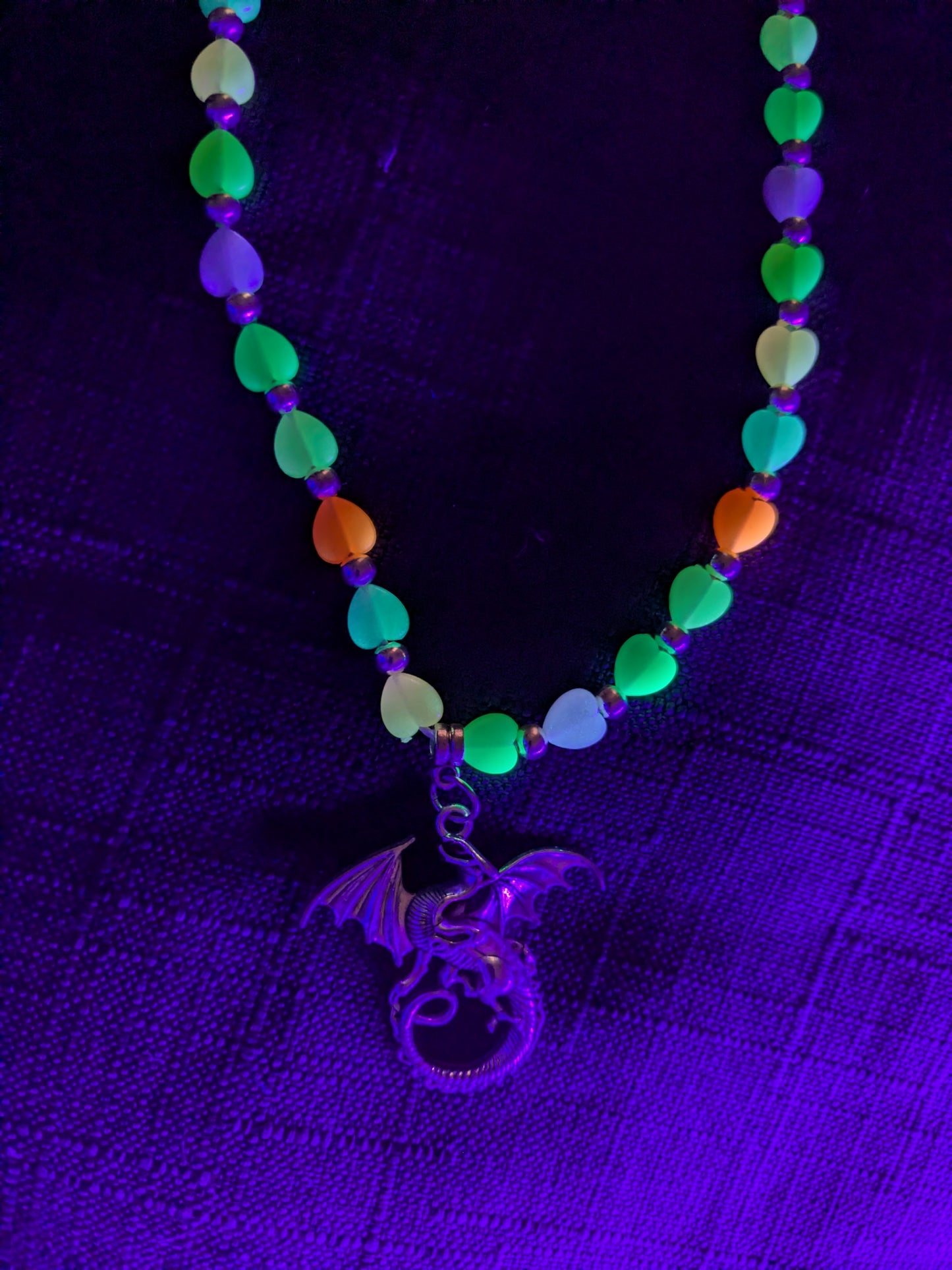 Dragon Heart Glow Necklace