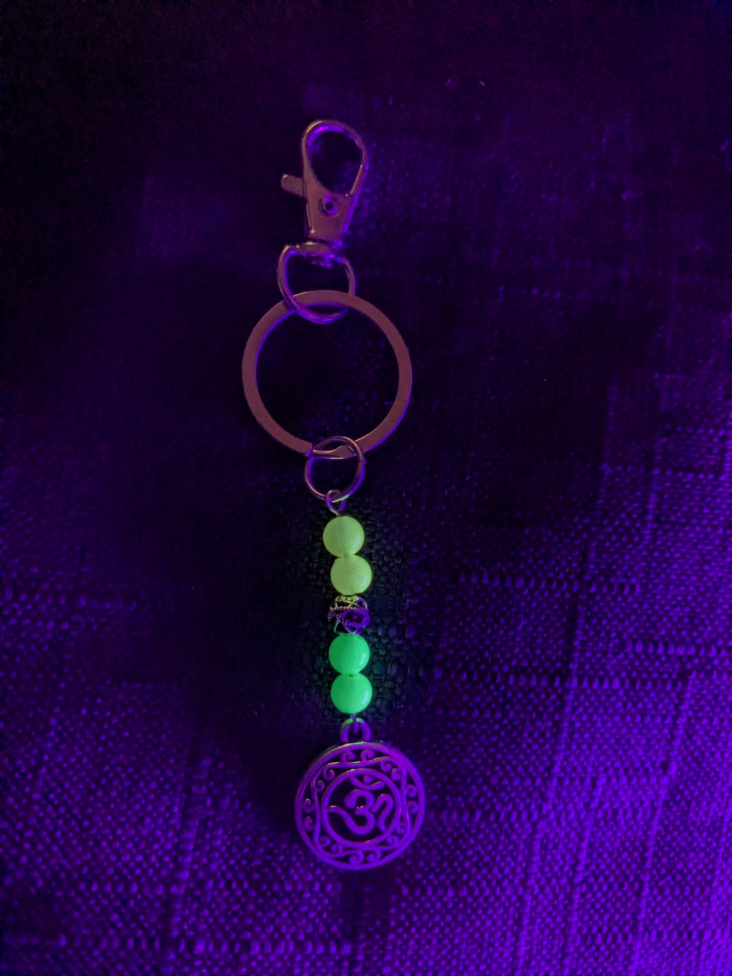 Om Glow Keychain