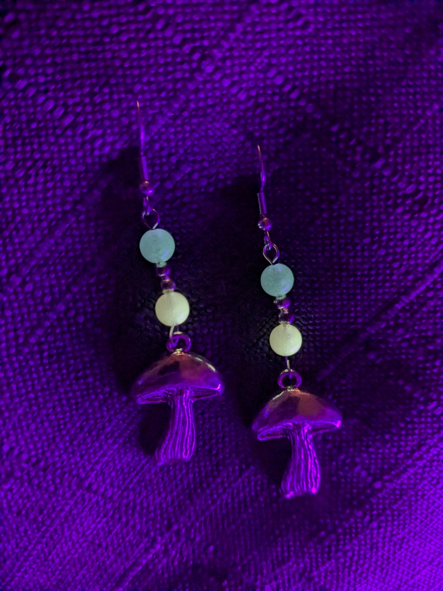 Mushroom Glow Earrings