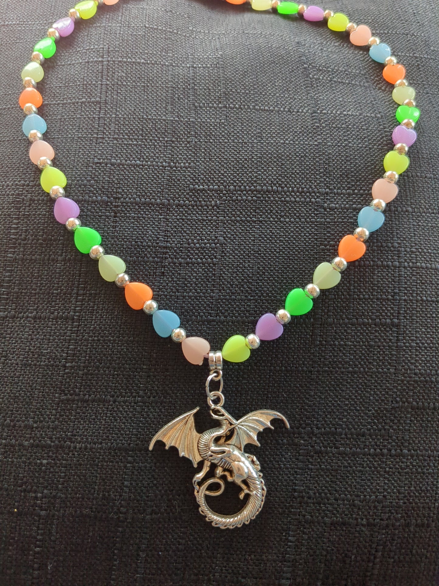 Dragon Heart Glow Necklace