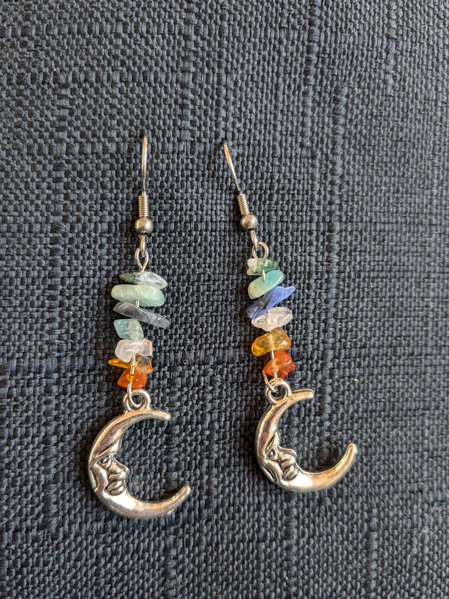 Big Moon Crystal Earrings