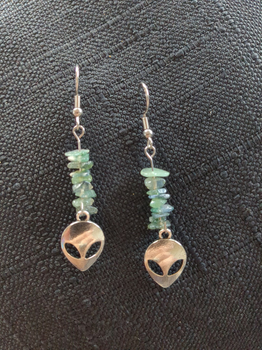 Alien Crystal Earrings