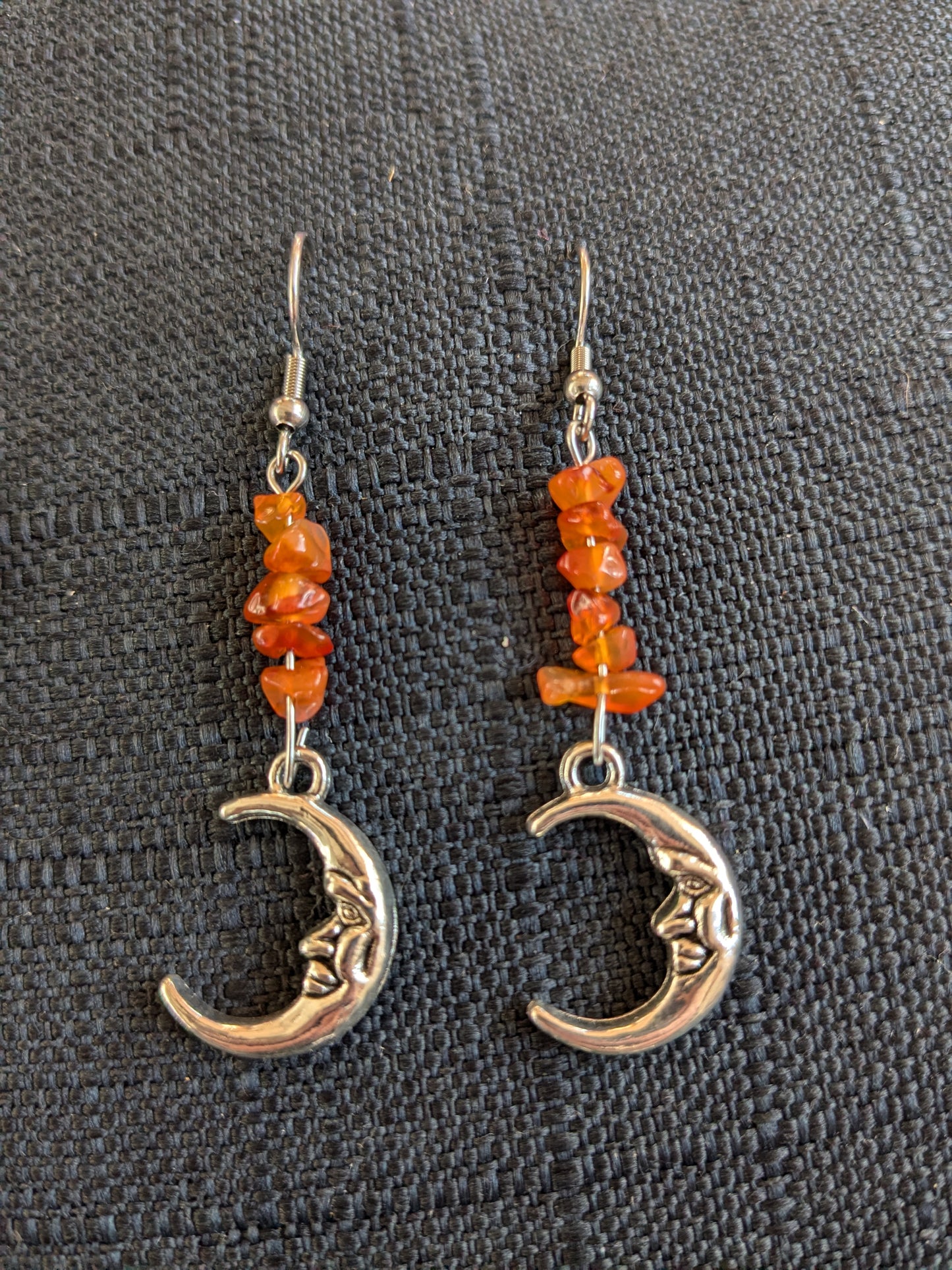 Big Moon Crystal Earrings