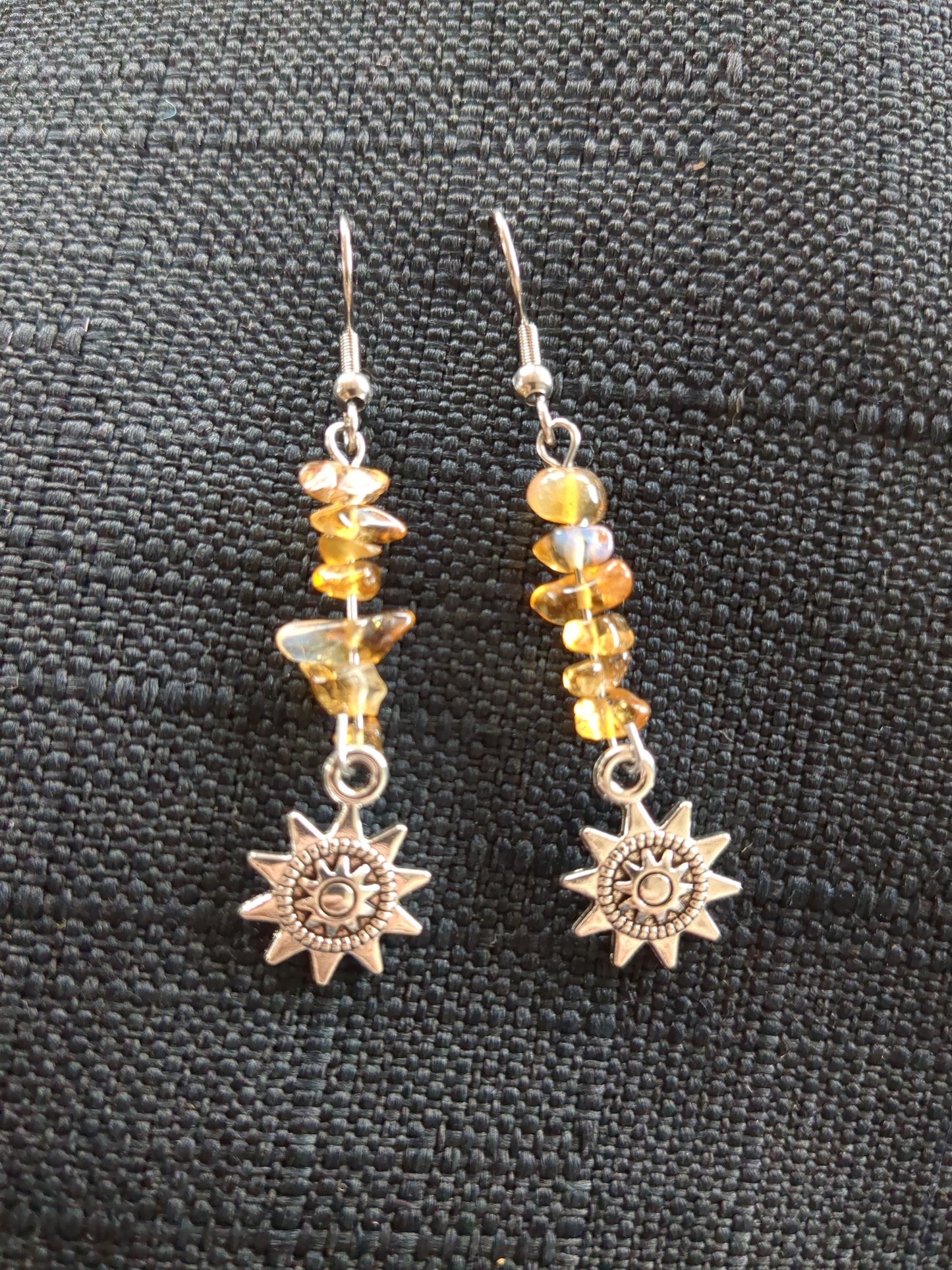 Sun Crystal Earrings